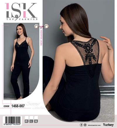 Sırtı Güpürlü Pijama Takım