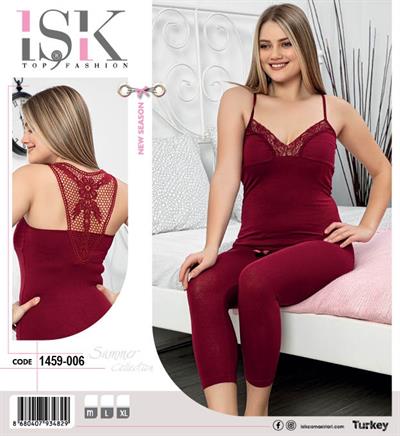 Kapri Takım Sırtı Güpürlü